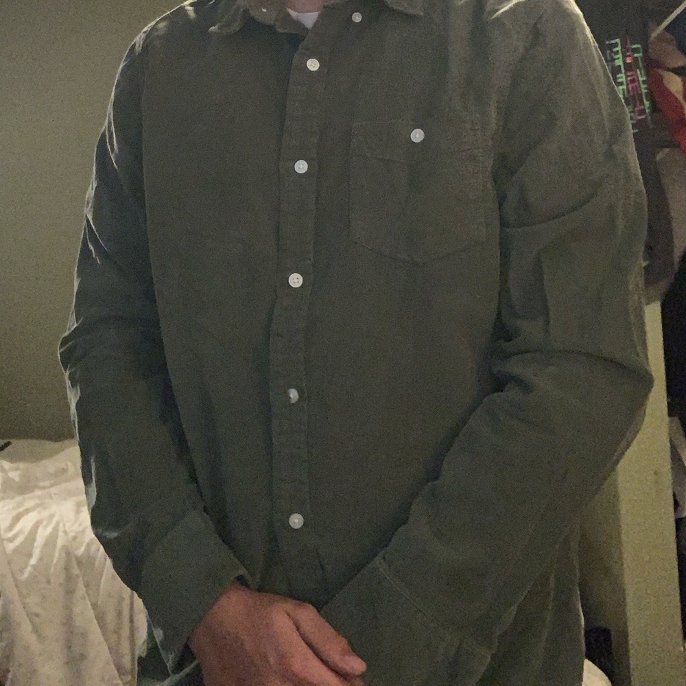Corduroy St. John’s bay over shirt